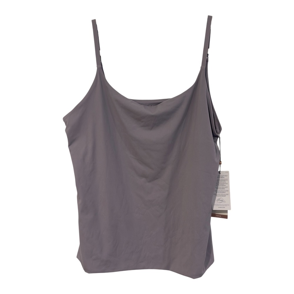 Calia Inspire Lite Tank Purple Gray Womens XXL NWT WAX15126 Activewear Top